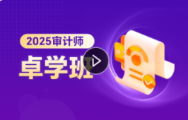 2025年审计师卓学班（中级）